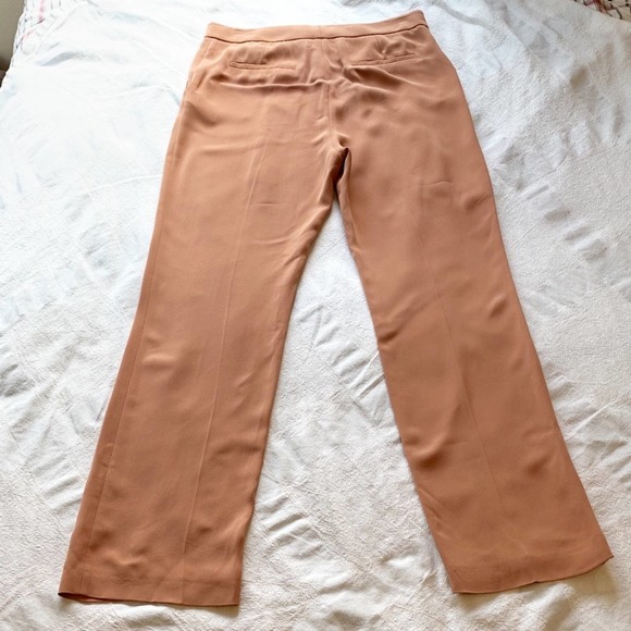 Reiss Nuria Trouser Slacks Rust Wide Leg Pants 10 - Picture 10 of 16